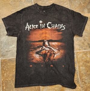 Alice in Chains Black Graphic T-Shirt
